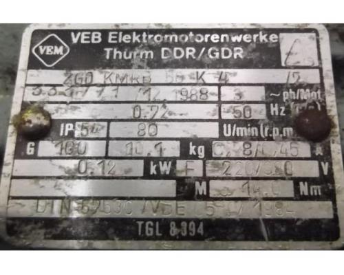 Getriebemotor 0,12 kW 80 U/min von VEB – ZGOKMRB56K4 - Bild 8