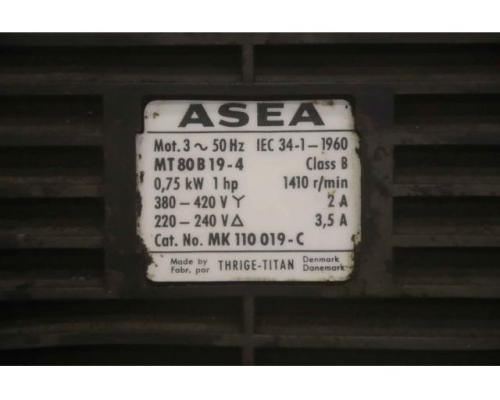 Elektromotor 0,75 kW 1410 U/min von ASEA Thrige-Titan – MT80B19-4 - Bild 4