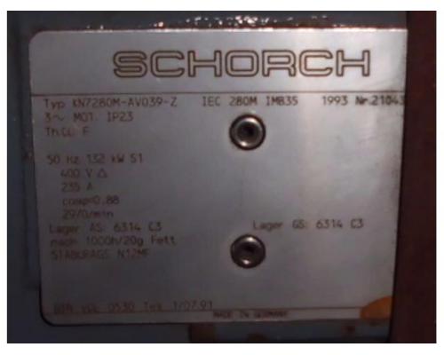 Elektromotor 132 kW 2970 U/min von Schorch – KN7280M-AV039-Z - Bild 7