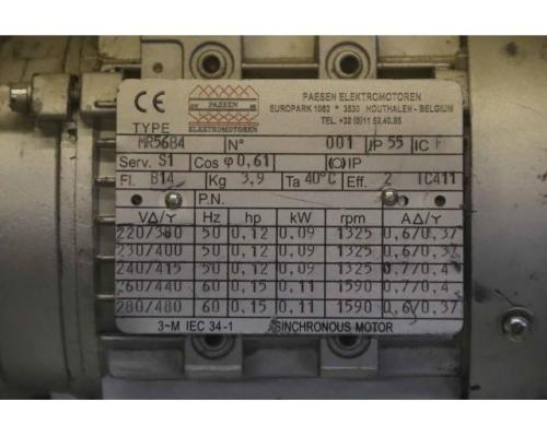 Elektromotor 0,09 kW 1325 U/min von Paesen – MR56B4 - Bild 4