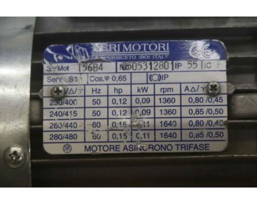 Getriebemotor 0,09 kW 91 U/min von Motovario – NMRV/030 T56B4 - Bild 4