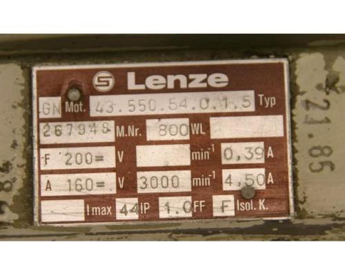 Gleichstrom Getriebemotor von LENZE – 43.550.54.0.1.5 - Bild 7