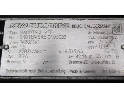 Getriebemotor 1,5 kW 161 U/min von SEW EURODRIVE – S60DT90L-4TF - Bild 8