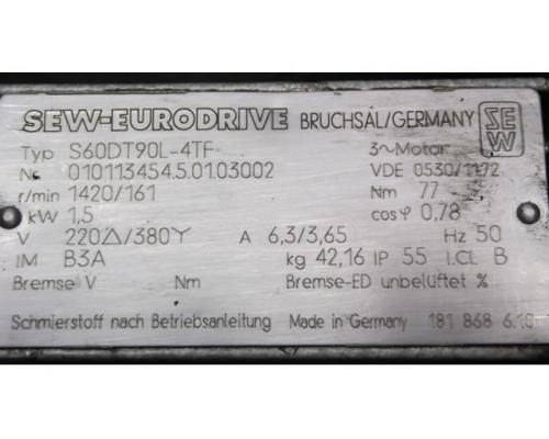 Getriebemotor 1,5 kW 161 U/min von SEW EURODRIVE – S60DT90L-4TF - Bild 12