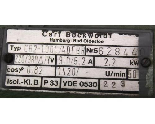 Getriebemotor 2,2 kW 223 U/min von Bockwoldt – CB2-100I/4DFBR - Bild 10