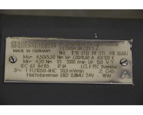 Permanent Magnet Motor von Siemens – Typ 1 FU1050-6HC - Bild 4