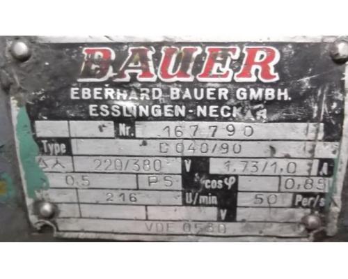 Getriebemotor 0,33 kW 216 U/min von Bauer – D040/90 - Bild 4
