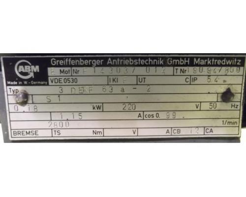 Elektromotor 0,18 kW 2800 U/min von Greiffenberger – 3 DEKF 63a – 2 - Bild 4