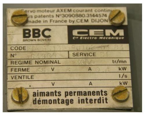 Gleichstrommotor von BBC – FD MC138-R0102-01-83 - Bild 4