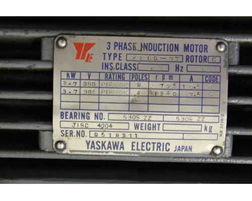 Getriebemotor 3,7 kW 145-1600 U/min von Yaskawa Suga – FELQ-7T SGM-1 - Bild 4