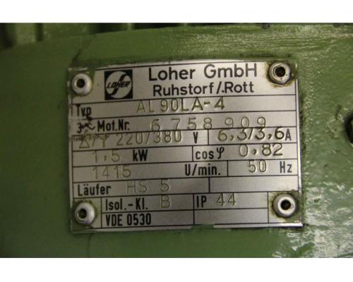 Getriebemotor 1,5 kW 75 U/min von Loher – AL 90LA-4 - Bild 4