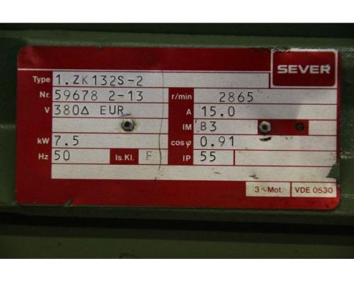 Elektromotor 7,5 kW 2865 U/min von Sever – 1.ZK132S-2 - Bild 4