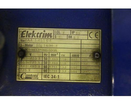 Elektromotor 11 kW 1460 U/min von Elektrim – SSg 160M-4 - Bild 4