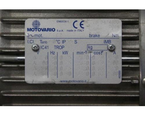 Getriebemotor 0,75 kW 378 U/min von Motovario – NHRV 040 - Bild 6