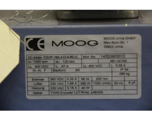 Servomotor 120 Nm 1250 U/min von Moog – FGVR 180L4-D-A-BC-C - Bild 5