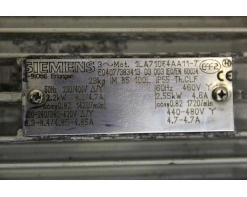 Elektromotor 2,2 kW 1420 U/min von Siemens – 1LA71064AA11-Z - Bild 4