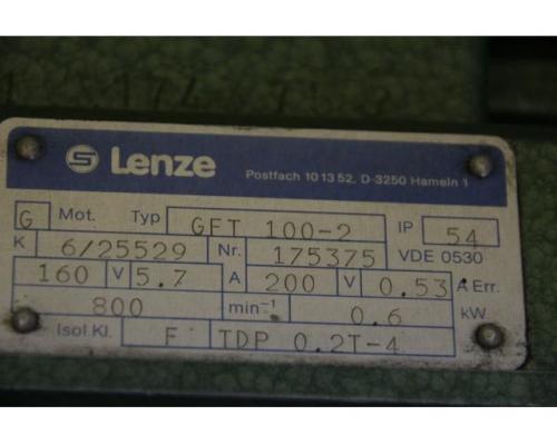 Elektromotor 0,6 kW 800 U/min von Lenze – GFT 100-2 / S2E 170 - Bild 5