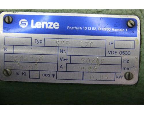 Elektromotor 0,6 kW 800 U/min von Lenze – GFT 100-2 / S2E 170 - Bild 6