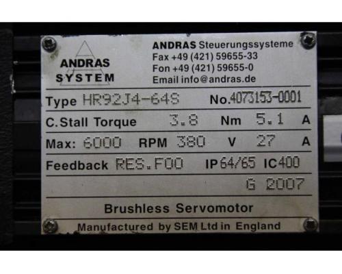 Servomotor 6000 U/min von Andras – HD92J4-64S - Bild 5