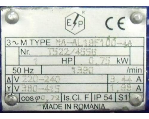 Elektromotor 0,75 kW 1390 U/min von EP – MA-AL19F100-4A - Bild 4