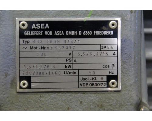 Elektromotor 1,6/2,2/6,6 kW 730/980/1460 U/min von ASEA – MBX160M8/6/4 - Bild 4