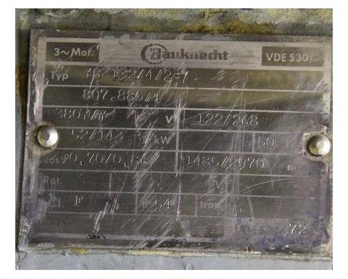 Elektromotor 52/143 kW 1485/2970 U/min von Bauknecht – YR 132/4/2-7 - Bild 4