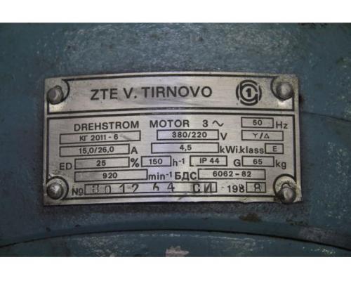 Elektromotor 4,5 kW 920 U/min von ZTE V. Tirnovo – KR 2011-6 - Bild 4