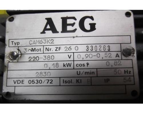 Elektromotor 0,18 kW 2830 U/min von AEG – CAM63K2 - Bild 4