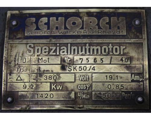 Elektromotor 9,2 kW 1420 U/min von Schorch – Spezialnutmotor SK50/4 - Bild 5