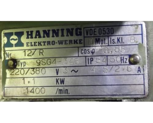 Getriebemotor 1,1 kW 70 U/min von Hanning / Lenze – 12 602 16 11 - Bild 6