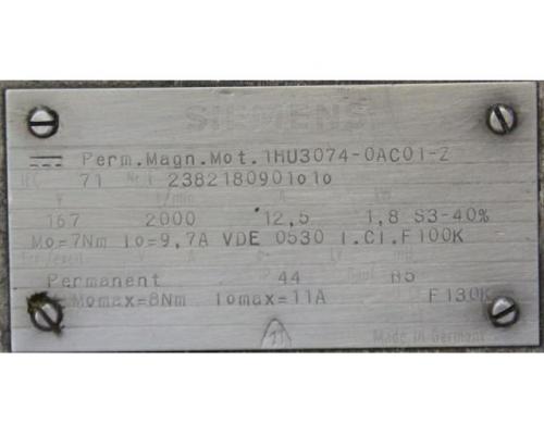 Permanent Magnet Motor von Siemens – 1HU3074-0AC01-Z - Bild 5