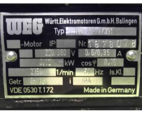 Elektromotor 0,12 kW 2750 U/min von WEG – 0DG 532 17391 - Bild 4