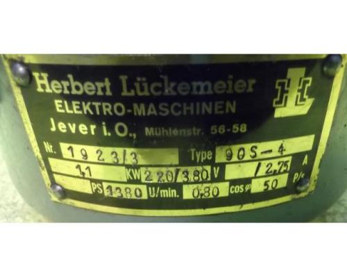 Elektromotor 1,1 kW 1380 U/min von HL Lückemeier – 90S-4 - Bild 4