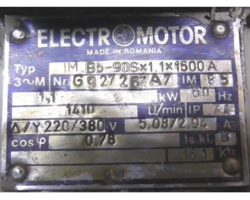 Elektromotor 1,1 kW 1410 U/min von ETM – IMB5-90Sx1,1x1500A - Bild 4