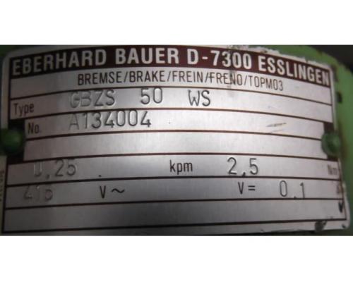 Getriebemotor 0,25 kW 31,5 U/min von Bauer – SG2-11/DK64-163L - Bild 4