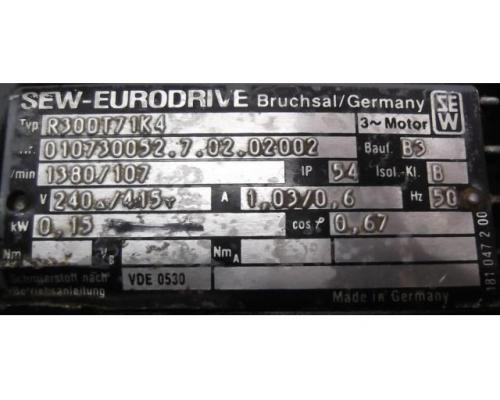 Getriebemotor 0,15 kW 107 U/min von SEW Eurodrive – R30DT71K4 - Bild 4