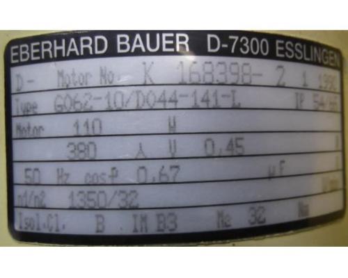 Getriebemotor 0,11 kW 32 U/min von Bauer – GO62-10/DO44-141-L - Bild 4