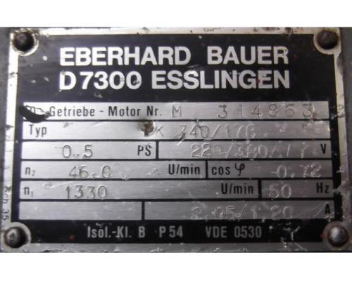 Getriebemotor 0,37 kW 46 U/min von Bauer – DK740/178 - Bild 4