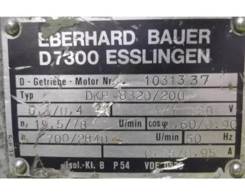 Getriebemotor 0,1/0,4 kW 19,5/78 U/min von Bauer – DKP8820/200 - Bild 4