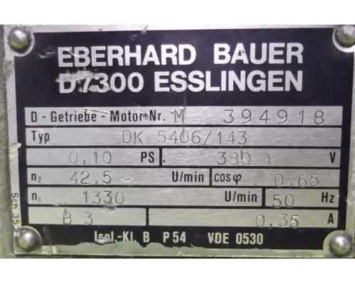 Getriebemotor 0,075 kW 42,5 U/min von Bauer – DK5406/143 - Bild 4