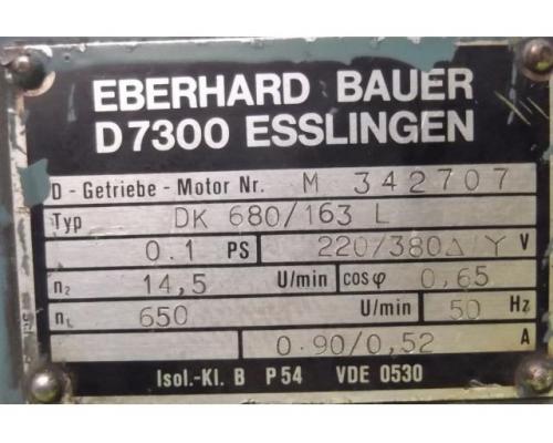 Getriebemotor 0,075 kW 14,5 U/min von Bauer – DK680/163L - Bild 4