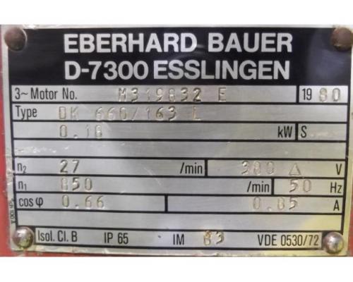 Getriebemotor 0,18 kW 27 U/min von Bauer – DK660/163L - Bild 13