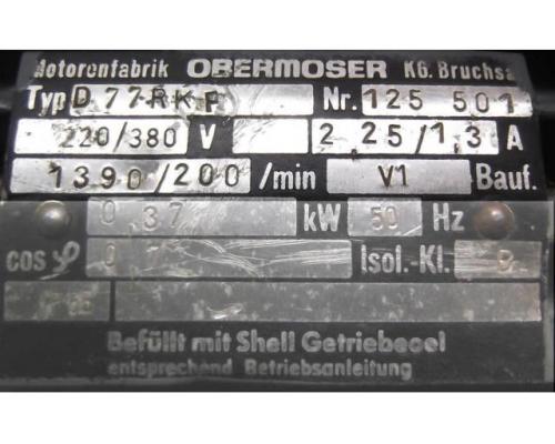 Getriebemotor 0,37 kW 200 U/min von Obermoser – D77RKF - Bild 4