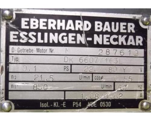 Getriebemotor 0,075 kW 21,5 U/min von Bauer – DK6607/163L - Bild 9