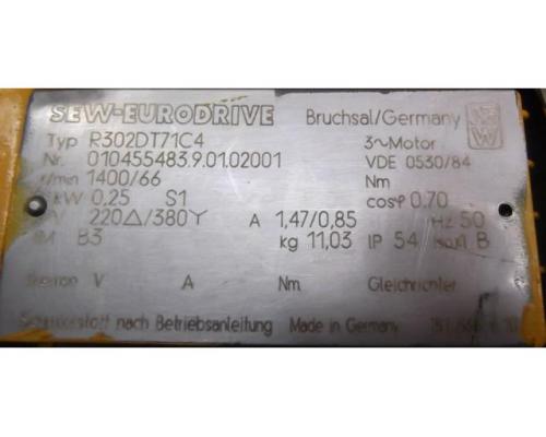 Getriebemotor 0,25 kW 66 U/min von SEW Eurodrive – R302DT71C4 - Bild 4