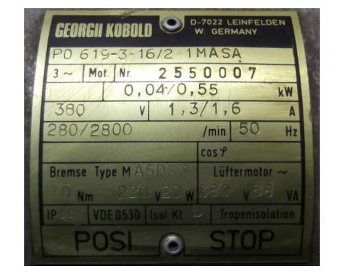 Getriebemotor 0,04/0,55 kW 24/210 U/min von Kobold – PO619-3-16/2-1MASA - Bild 5