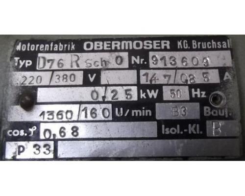Getriebemotor 0,25 kW 160 U/min von Obermoser – D76RSCH0 - Bild 4