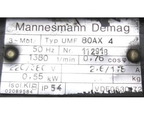 Getriebemotor 0,55 kW 197 U/min von Demag – UMF80AX4 - Bild 5