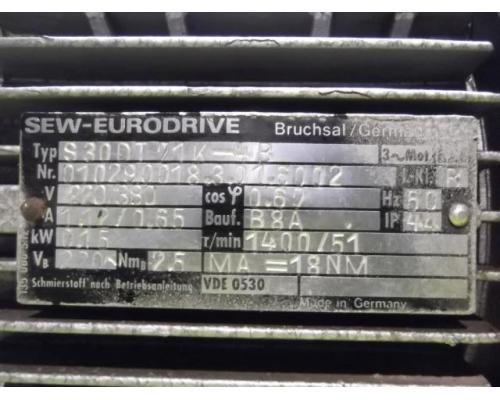 Getriebemotor 0,15 kW 51 U/min von SEW EURODRIVE – S30DT71K-4B - Bild 4