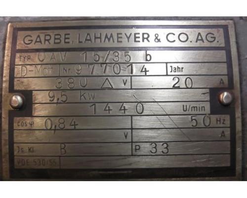 Elektromotor 9,5 kW 1440 U/min von Garbe Lahmeyer – OAV15/35b - Bild 4